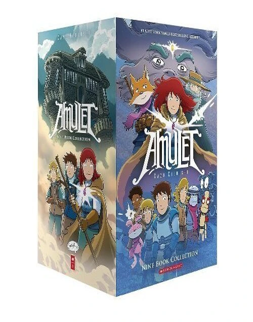 Amulet 1-9 Book Box Set By Kazu Kibuishi, ISBN 9781339043456