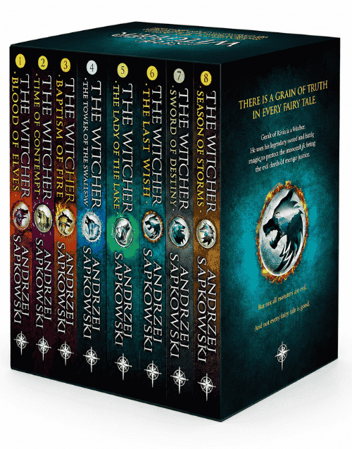 The Witcher Box Set: 8 Books Series Collection by Andrzej Sapkowski, ISBN 9781473232273